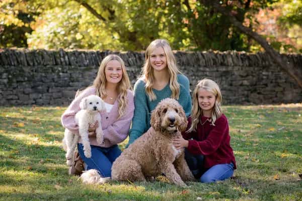 Kids with Dog